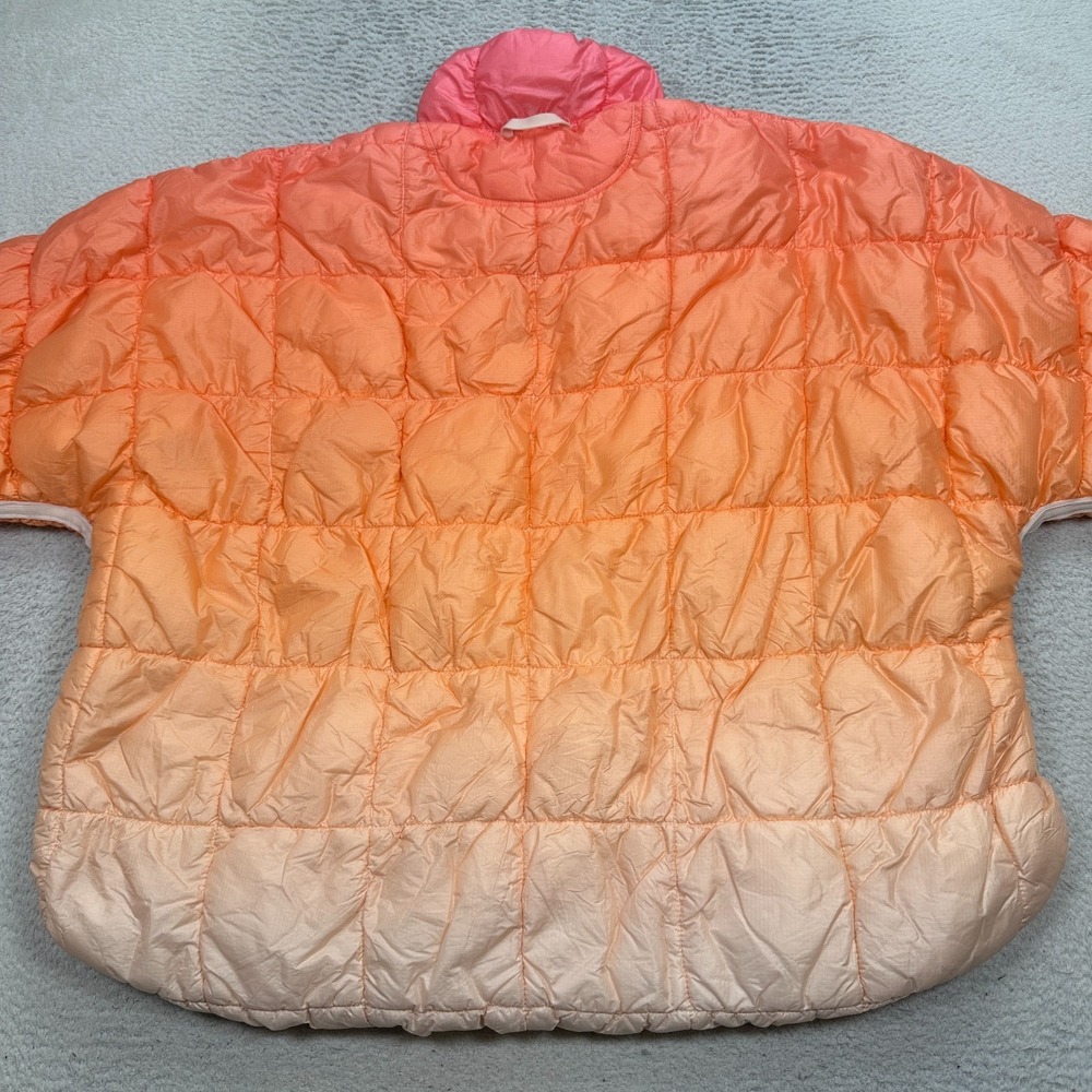 Free People Movement Just Peachy Ombre Puffer Jacket Women's Size Medium NWT - Picture 16 of 16